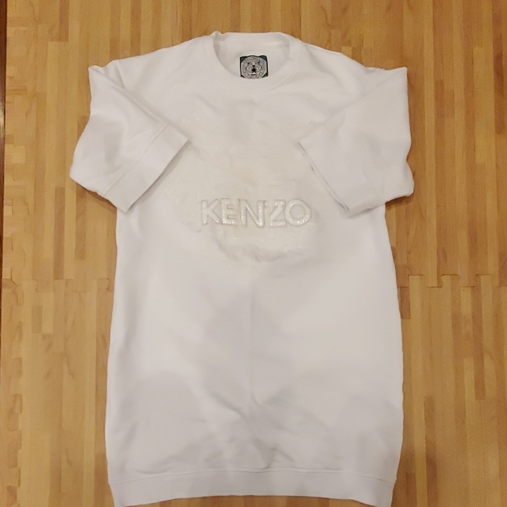 Kenzo short sleeve sweatshirt dress size Medium